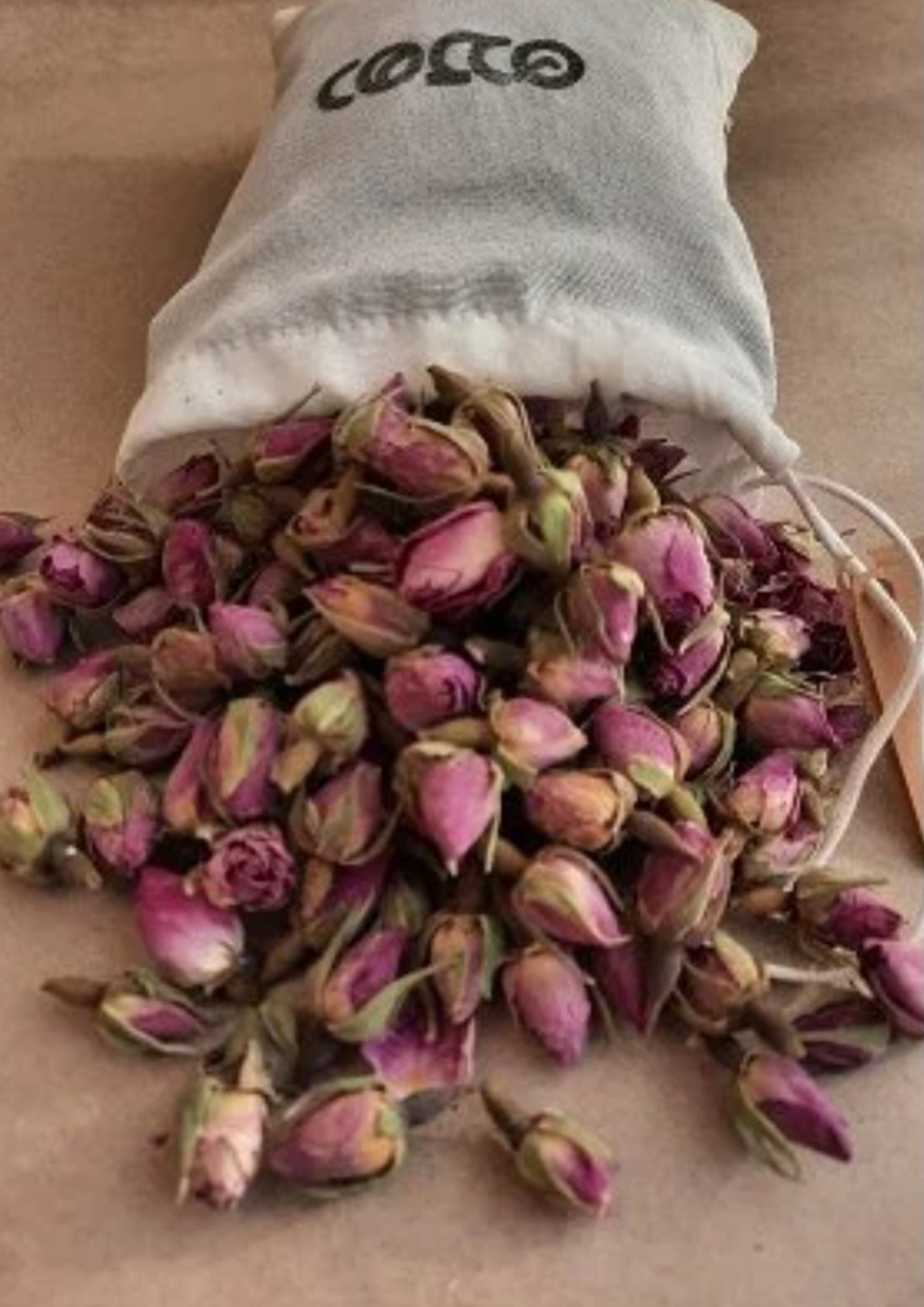  گل محمدی خشک تازه و خوشرنگ